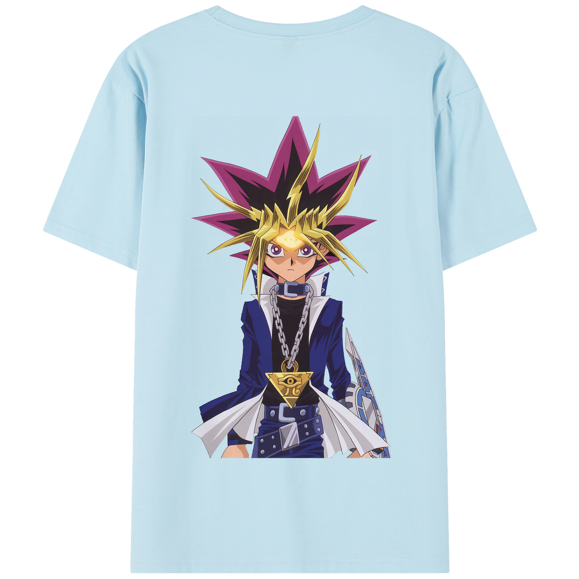 （画像用） 遊☆戯☆王 Yu-Gi-Oh! 綿100％半袖Tシャツ（背面プリント）